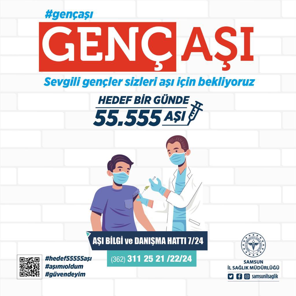AHMET7655's tweet photo. @TCSamsunValilik @muhammetalioruc @zulkifdagli @samsunilsaglik #SamsunHEDEF55555AŞI https://t.co/cS3jfwsS42
