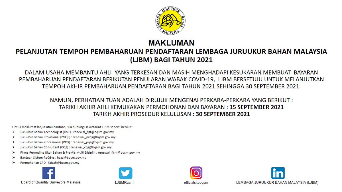 LEMBAGA JURUUKUR BAHAN MALAYSIA (@LJBMRasmi) / Twitter