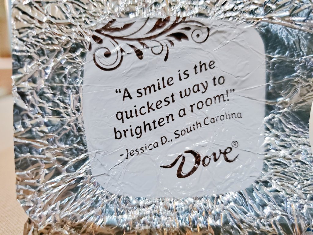Hey @NvActe #NACTE21 #NVACTE21 attendees! Wanted to share this candy wrapper @DoveChocolate as we spend time learning at the #CareerTechEd Summer Conference. Love seeing all the smiles!😃 #IAEDinCTE #STEM #Smile