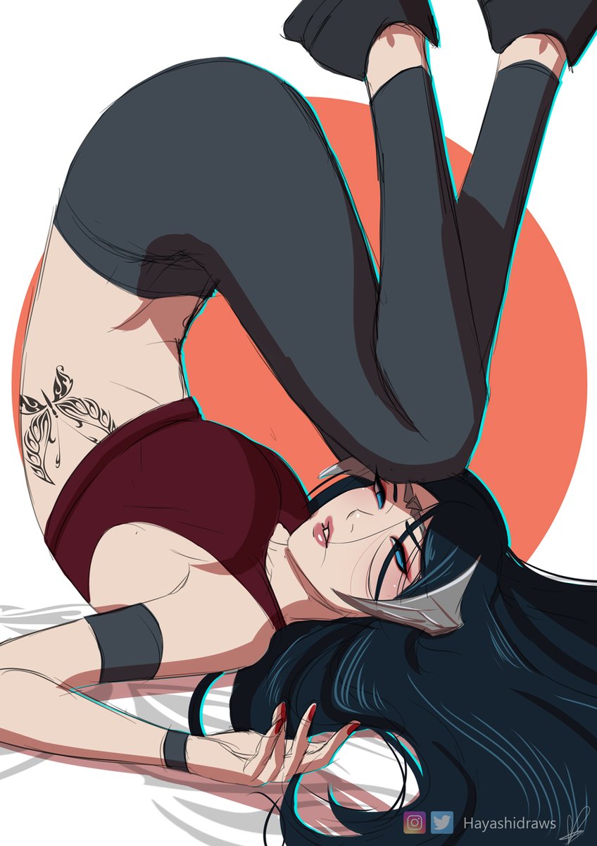 HayashiDraws's tweet photo. Yoga Irelia 😍

I wanted to add a sneaky butterfly tattoo because I WANTED TO, and i hope you like it aswell 😊

If you like these kind of drawings, please support me! https://t.co/NVmz61vLNL 💙

#LeagueOfLegends #ArtofLegends https://t.co/lOuoYfiFYv