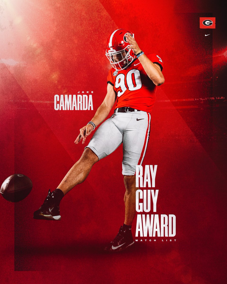 Ray Guy Award Watch List:

<a href="/jakecamarda/">Jake Camarda</a> 

#ATD #GoDawgs