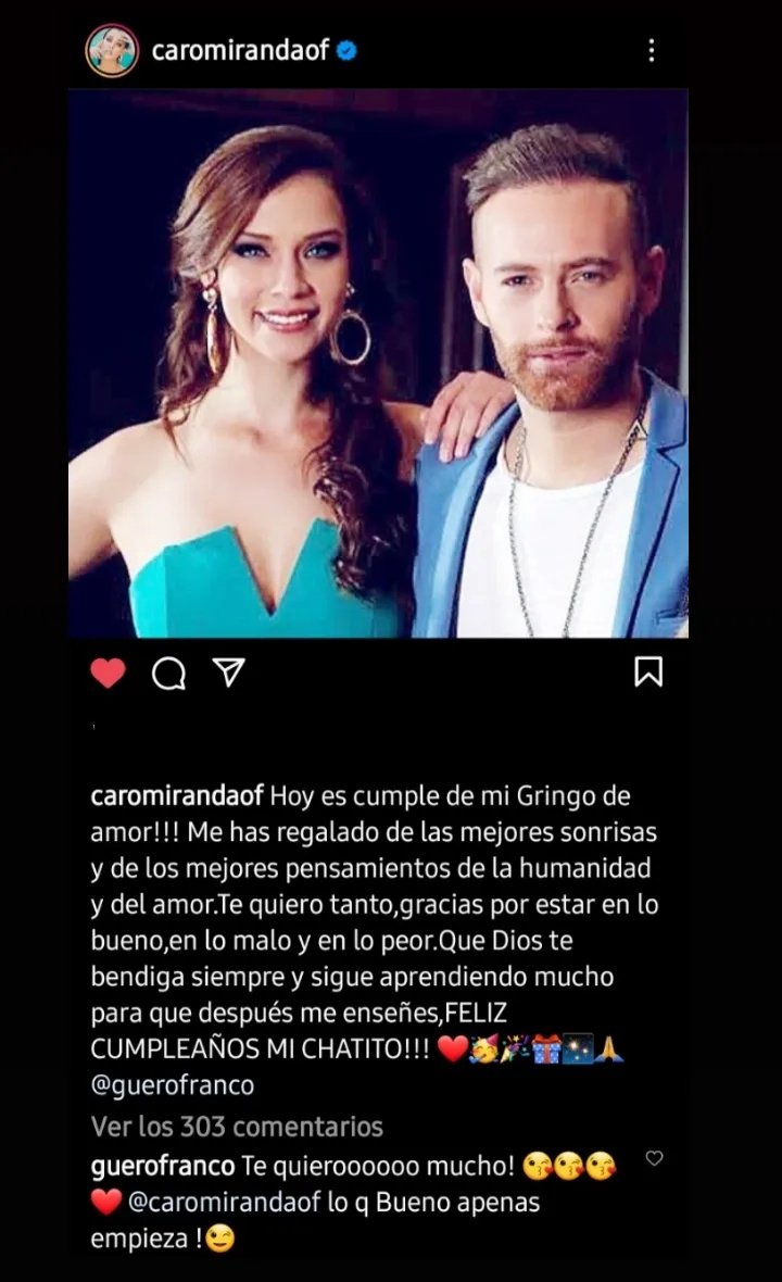 fc_guerofranco's tweet photo. Saludo de cumpleaños de Caro para el Güero 🤍 https://t.co/5twPh8LlSg