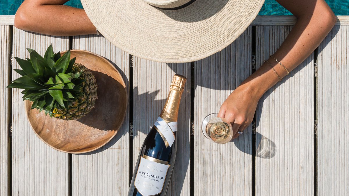Nyetimber's tweet photo. For those who embrace the celebratory spirit, let Nyetimber be the perfect partner to your summer of adventure. #HeresToSummer https://t.co/pUP8sDarTj