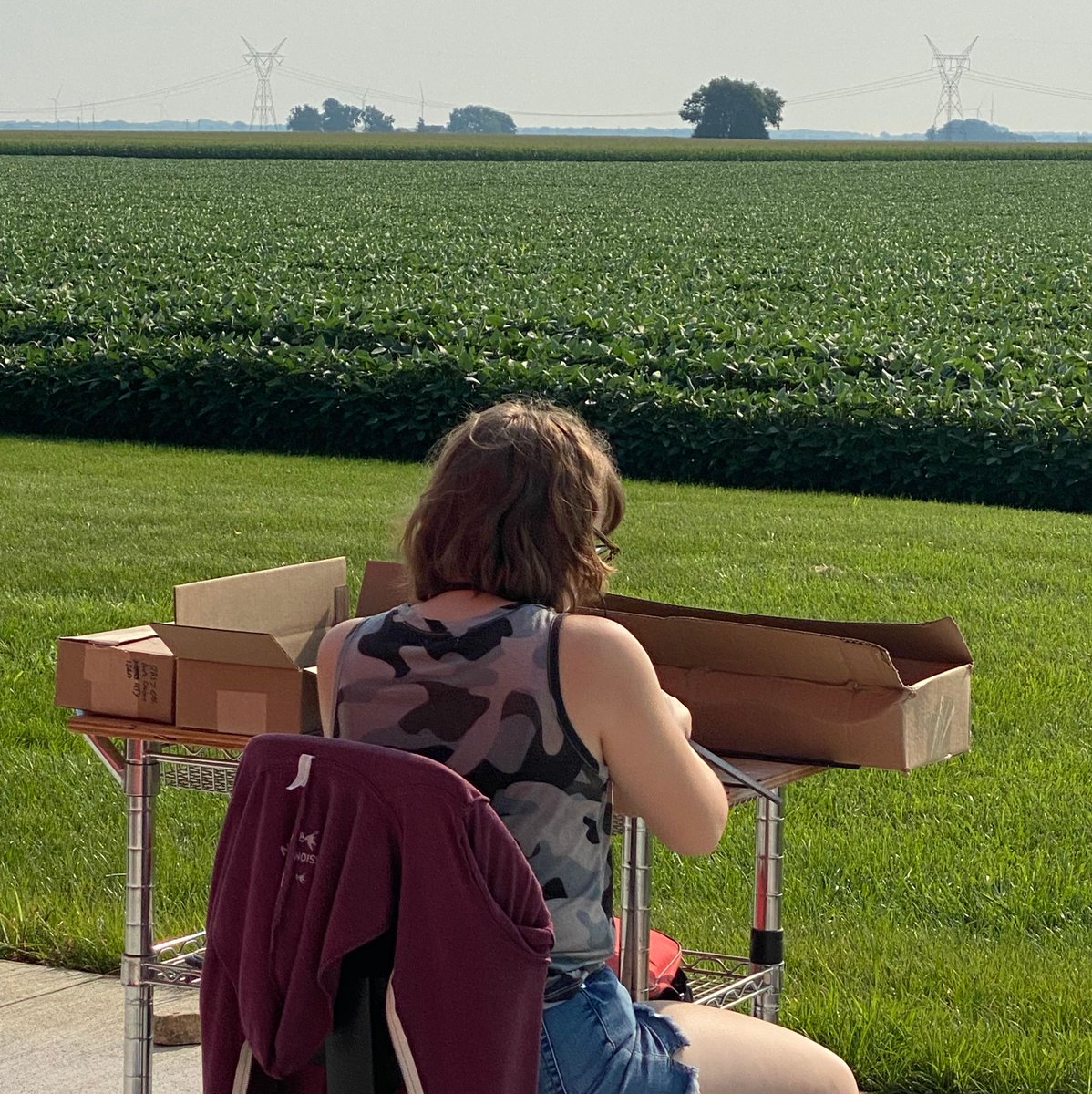 storemoreguns's tweet photo. Anna is making 17 caliber Rifle Rods with a view today. Rifle Rods are made in Central Illinois by awesome people. 😊 https://t.co/sNuvntUezk
