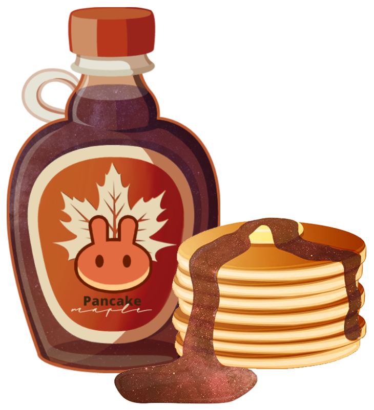 Cryptokuss's tweet photo. Pancake and Maple syrup 🤤🍁🥞 #MyPancakeSwap #PancakeSwap https://t.co/AFIrnTvjk3