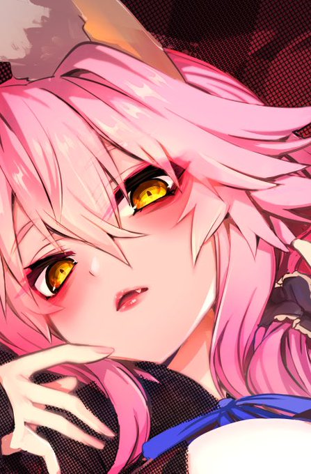 「tamamo no mae (fate/extra) open mouth」Fan Art(Latest)