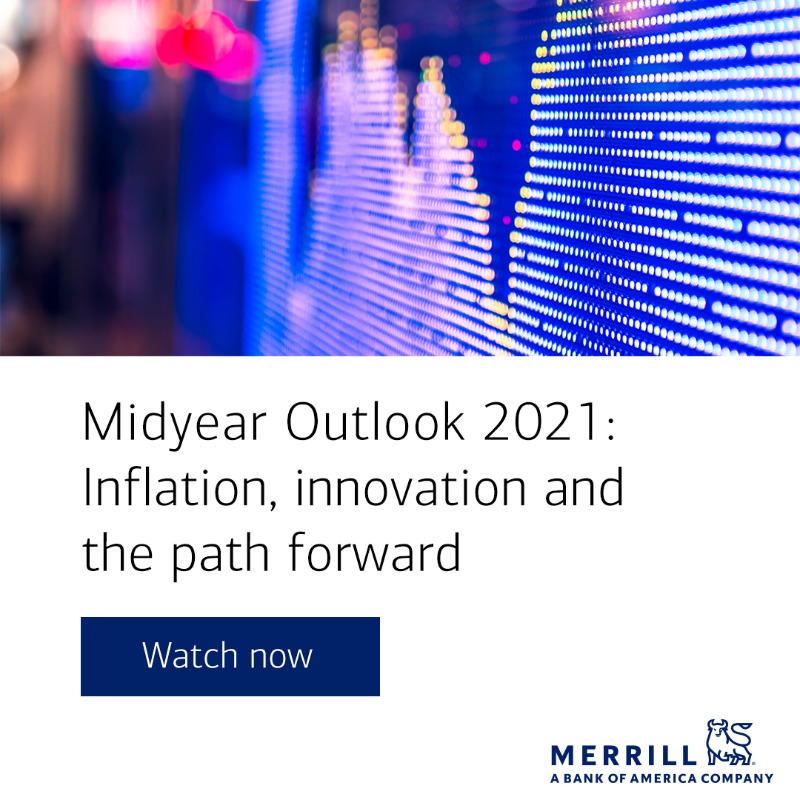 MerrillLynch's tweet photo. In our #MidyearOutlook, Michelle Meyer discusses consumer spending, inflation and the latest on the housing market. #MerrillPerspectives