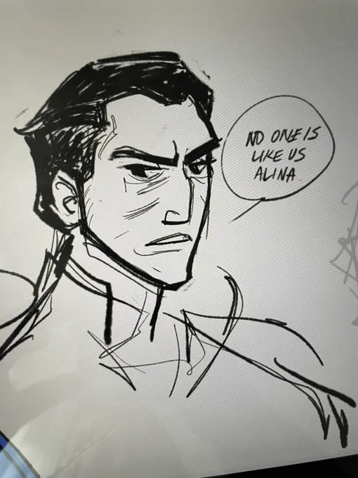 Trying to figure out how I want to draw the Darkling 🤔🤔 I Honestly should just use Ben Barnes as ref tho he is kinda the ultimate casting choice tbh..... 