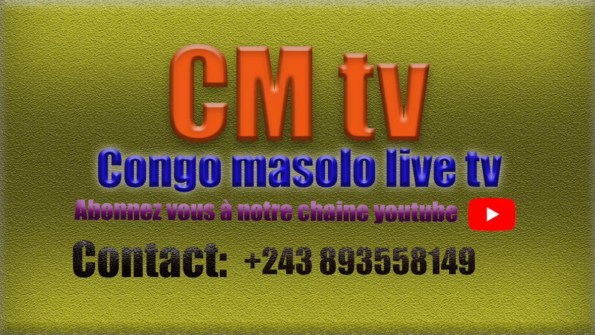 BoongoTv's tweet image. Abonnez vous à nôtre chaîne Youtube, vous aurais des nouvelles en temps réel