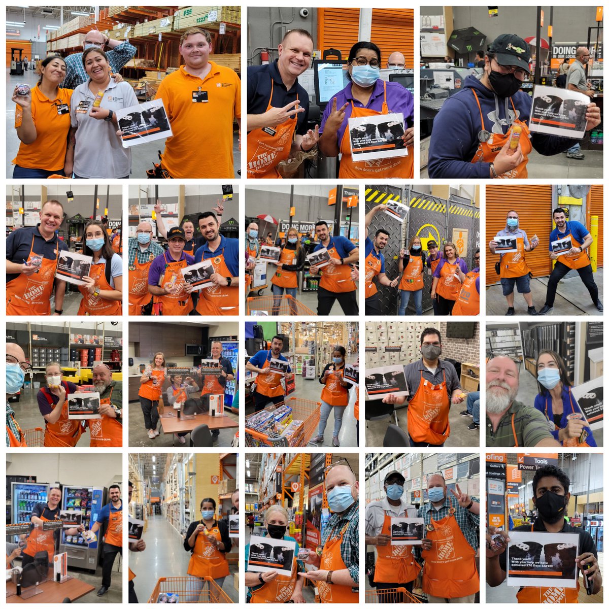 Budkeywest's tweet image. Ladies and Gentleman, Friends and Family! Please congradulate the associates at Southchase 6328 on being 270 days SAFE! Cupcakes for all! Thank you everyone! @AHusenaj @D12Roman @HeldieRodriguez @thdkwalk @CraigHD6328 @THDJohnMenssen #club365 #whyiworksafe
