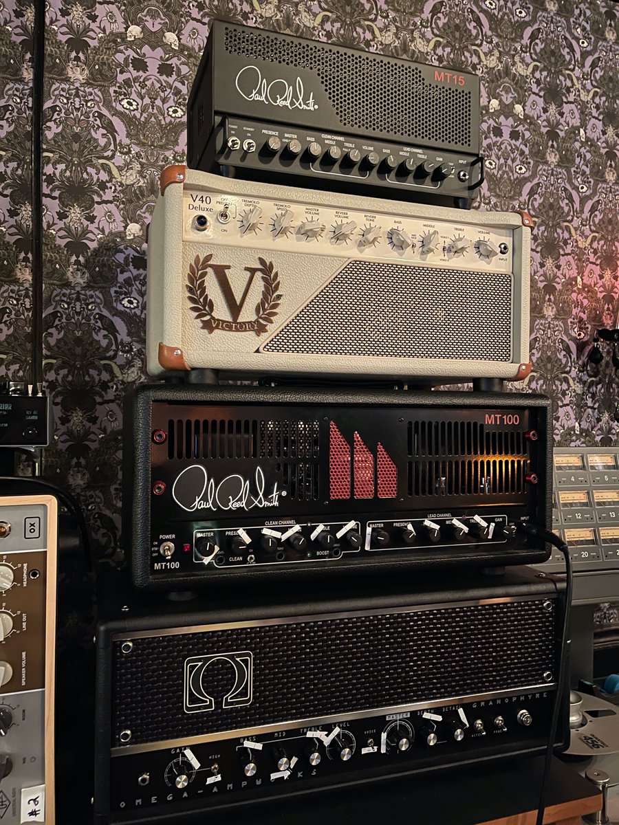 MarkTremonti's tweet photo. The Tone Zone. @prsguitars, Omega amps works, and Victory amps are all over the new album!

TREMONTI - MARCHING IN TIME 9.24.21
Pre-Order Today: https://t.co/cZUGOL7QIi https://t.co/45e2weHjV7