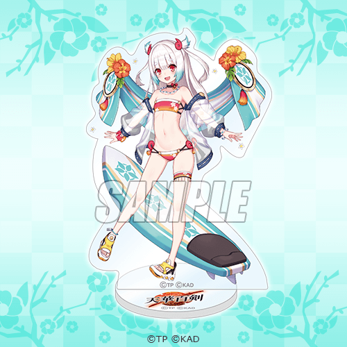 「【『天華百剣』オンライン華くじ -くじ引き堂】 A賞(A‐3):水着アクリルスタ」|Nidy-2D-のイラスト