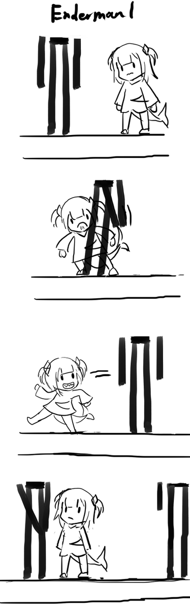 tried to make some simple 4 cell manga 
from todays stream
#gawrt 