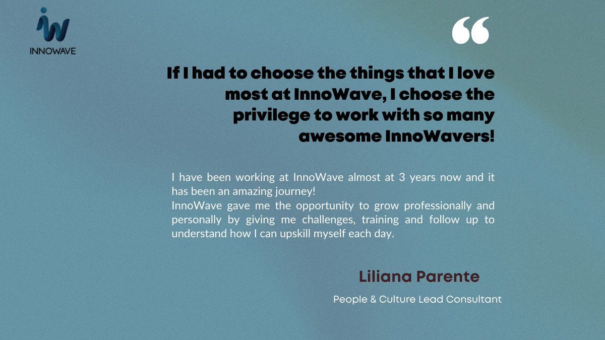 InnowaveT's tweet image. It's all about People!
#innowave #innowavetestimonial