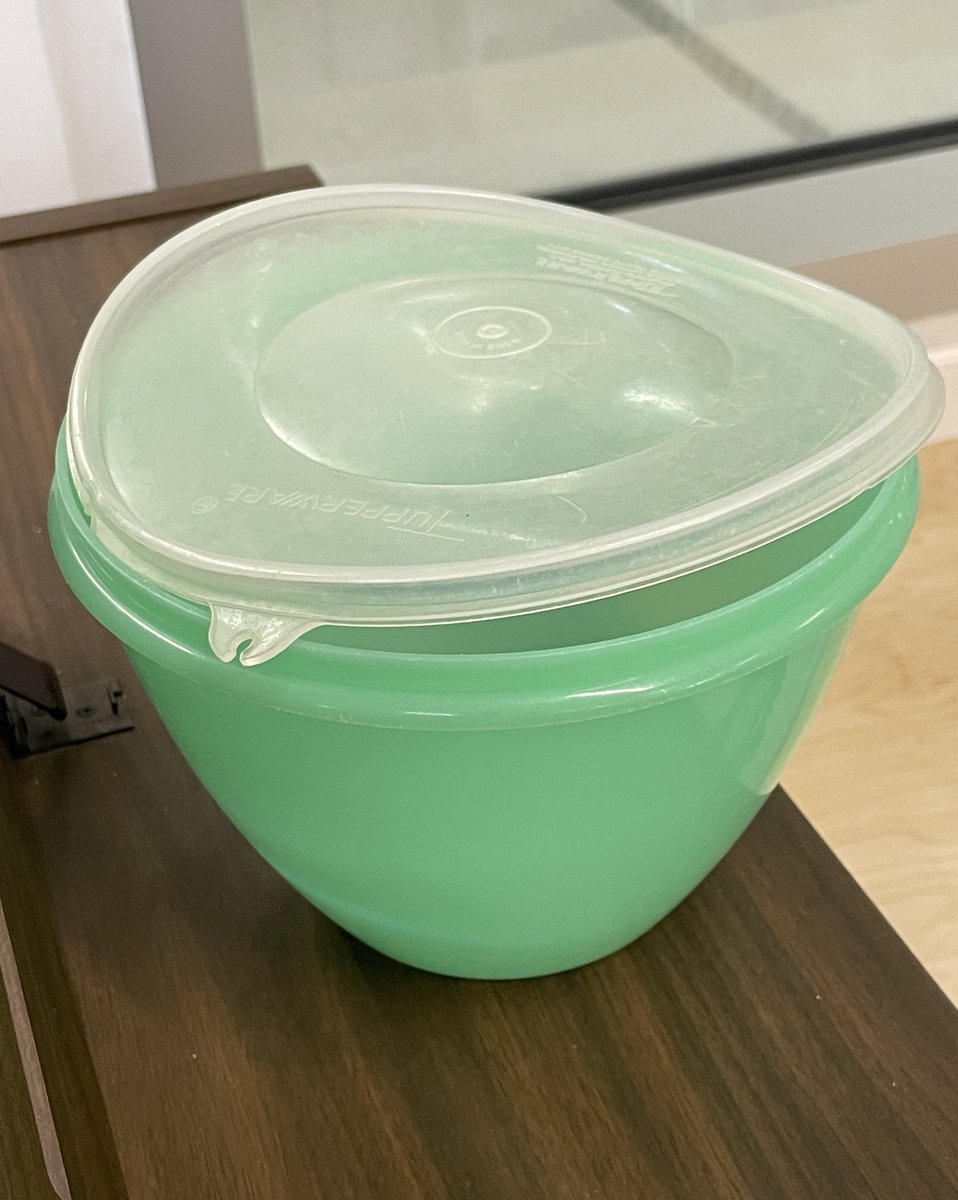 Julie Van Rosendaal on X: Remember when everyone had a Tupperware iceberg  lettuce container in their kitchen?  / X