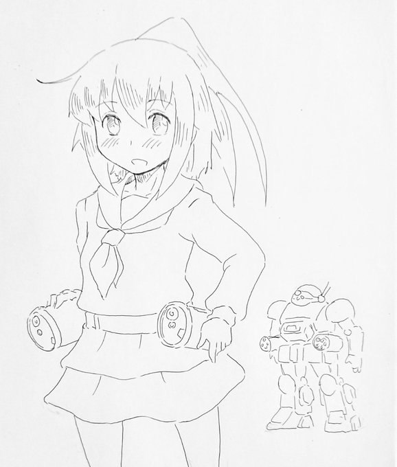 文月ちゃんの腰を見るとスコープドッグを思い出しちゃう 