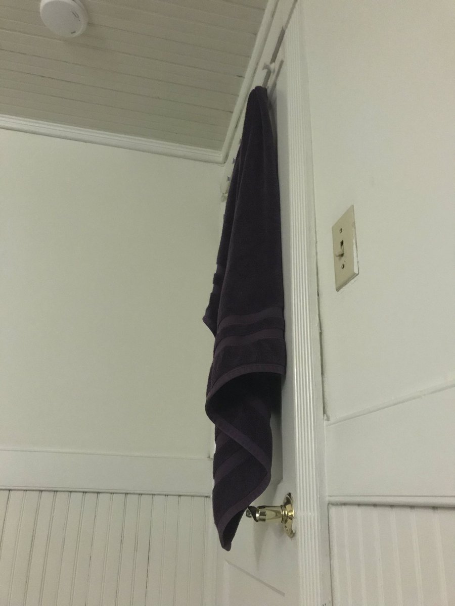 mlconnell33's tweet photo. @micah_pdf Great content as always... but I’m laughing at the fact that we have almost the same hanging towel https://t.co/5EmpIFOUi1