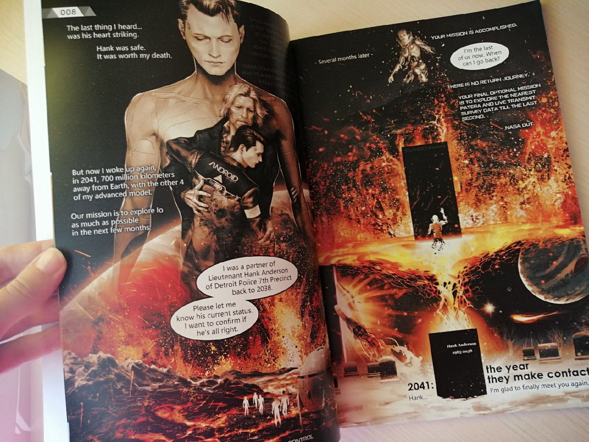 SMD_Rapture's tweet photo. Вчера забрала на почте свой экземпляр @justrandomzine 
Приятно участвовать в проектах со знакомыми, проверенными людьми, когда знаешь, что всё будет сделано красиво.
Зин А4 с необычной суперобложкой и фольгированием. Станет украшением подборки для любителей фд #DetroitBecomeHuman https://t.co/DdaetYVpOg