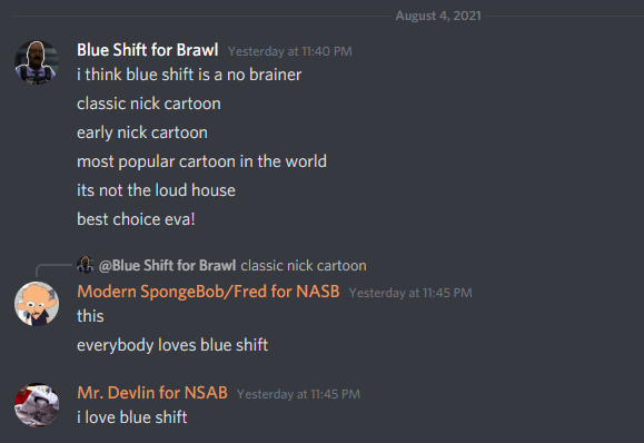 Clarence4Brawl's tweet photo. @BlueShift4Brawl @TheRealCalco @GrouchMan21 @SkeetForBrawl @ScumBobforBrawl Have to side with Blue Shift on this one... He came in guns BLAZING with facts! https://t.co/TjSqEEO2UY