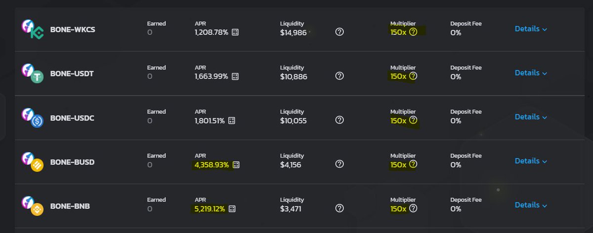 boneswapfi's tweet image. #BoneSwap KCC

Native farms multiplier is increase to 150x now.

Also 9999 BONE KCC just burned explorer.kcc.io/en/tx/0x76f6ab…

#KucoinCommunityChain #YieldFarming #DeFi