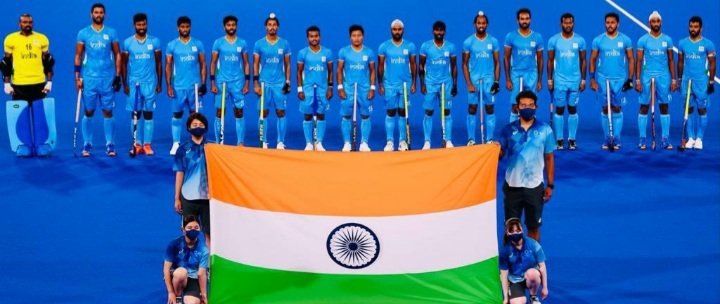 we4humanity_org's tweet photo. Congratulations Indian Men’s Hockey Team on the spectacular victory to give us an Olympic medal after 41 long years. This historic win at #Tokyo2020 will inspire generation of sportspersons. All the best for the future.

#TeamIndia
#Olympics
#Hockey https://t.co/ZfopmVmGHP