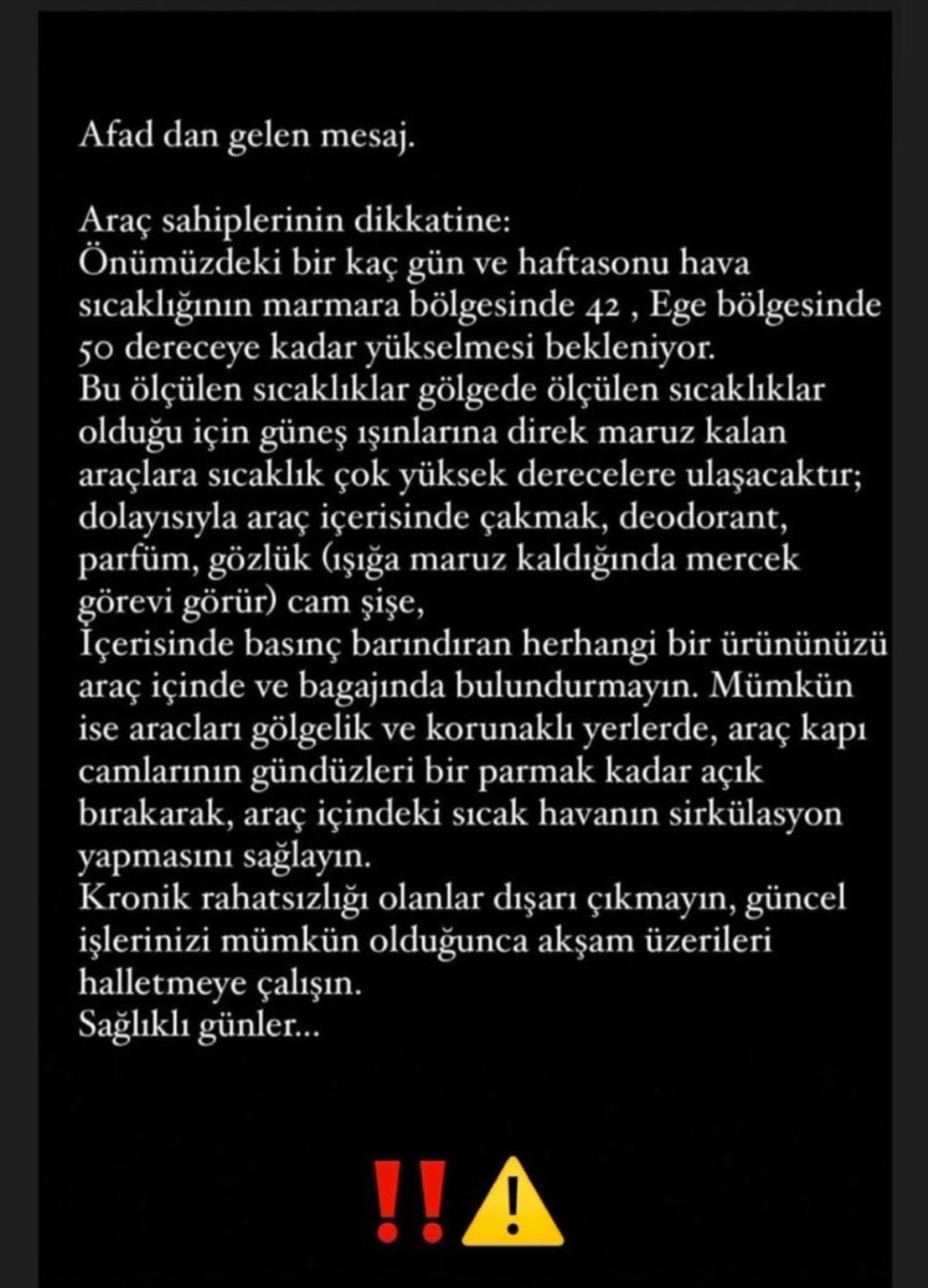 Lütfen dikkatli olalım.