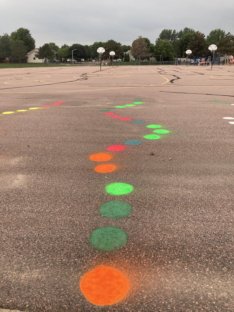 ekpksmith's tweet photo. Playground painted and ready for another year of Hoop Hop Rock, Paper, Scissors https://t.co/okuGMSCHAm
