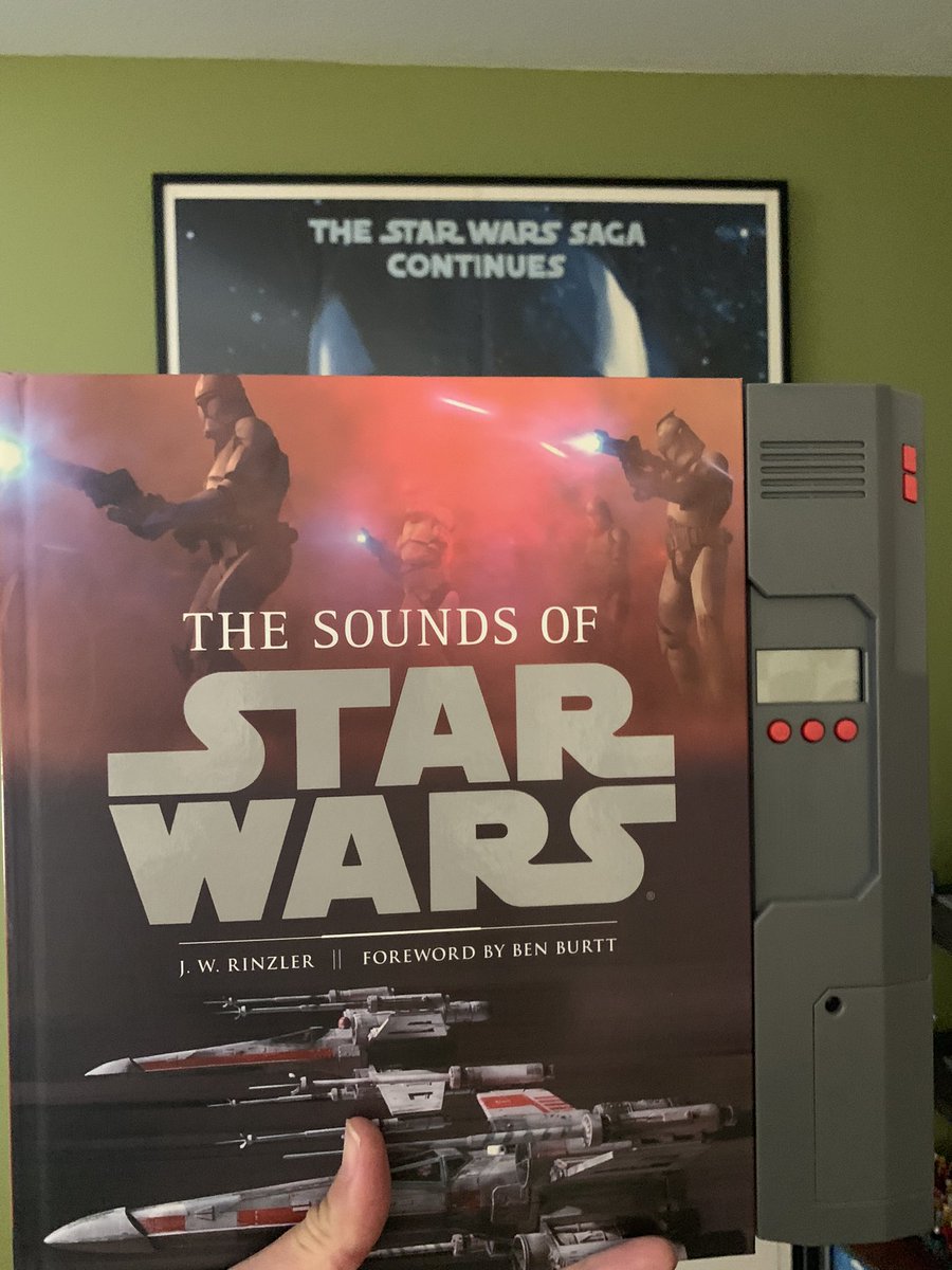 Sad to hear about the passing of  @jwrinzler. Thanks to him, this fantastic book exists. An incredible collaboration with sound designer Ben Burtt, THE SOUNDS OF STAR WARS not only features the stories behind the iconic sounds, but it also includes a way to hear them. #filmsound