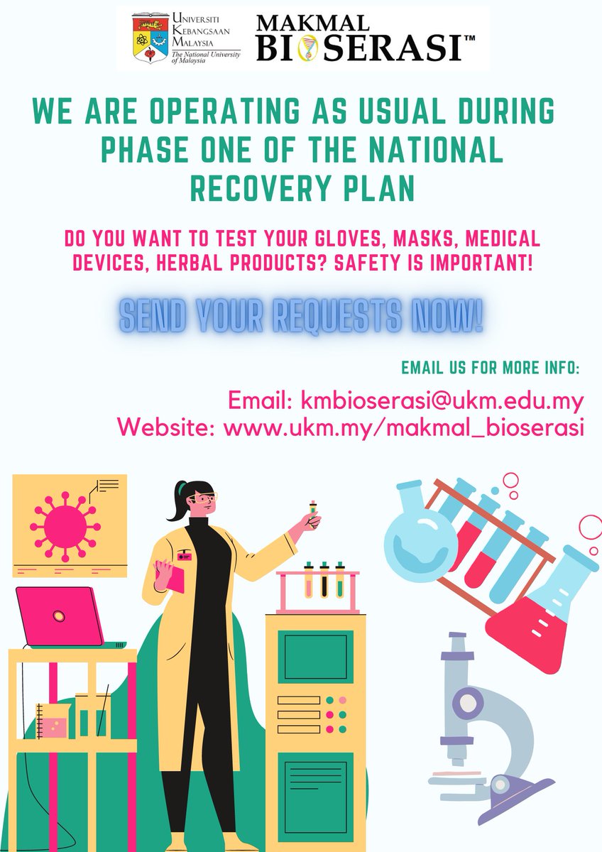 bioserasi's tweet image. Rise and shine everybody! Stay safe and be aware of your surroundings ♥️ We are operating as usual with strict SOPs, please do not hesitate to contact us for our services! 🐀🐇

#iso17025
#goodlaboratorypractice