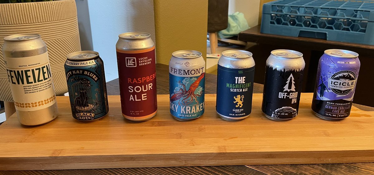 OhGeezItsBrad's tweet photo. Doing a beer presentation tonight! Can’t wait to get all professor about beers 🍺🧐#beer #beersampler #beertasting #beerclass #beerpresentation #beergeek #nwbeer #localbeer https://t.co/6WT2xry4lw