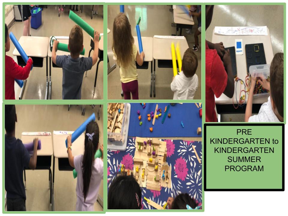 DAWE Summer program - Pre Kindergarten to Kindergarten program students enjoyed various activities this past five weeks.