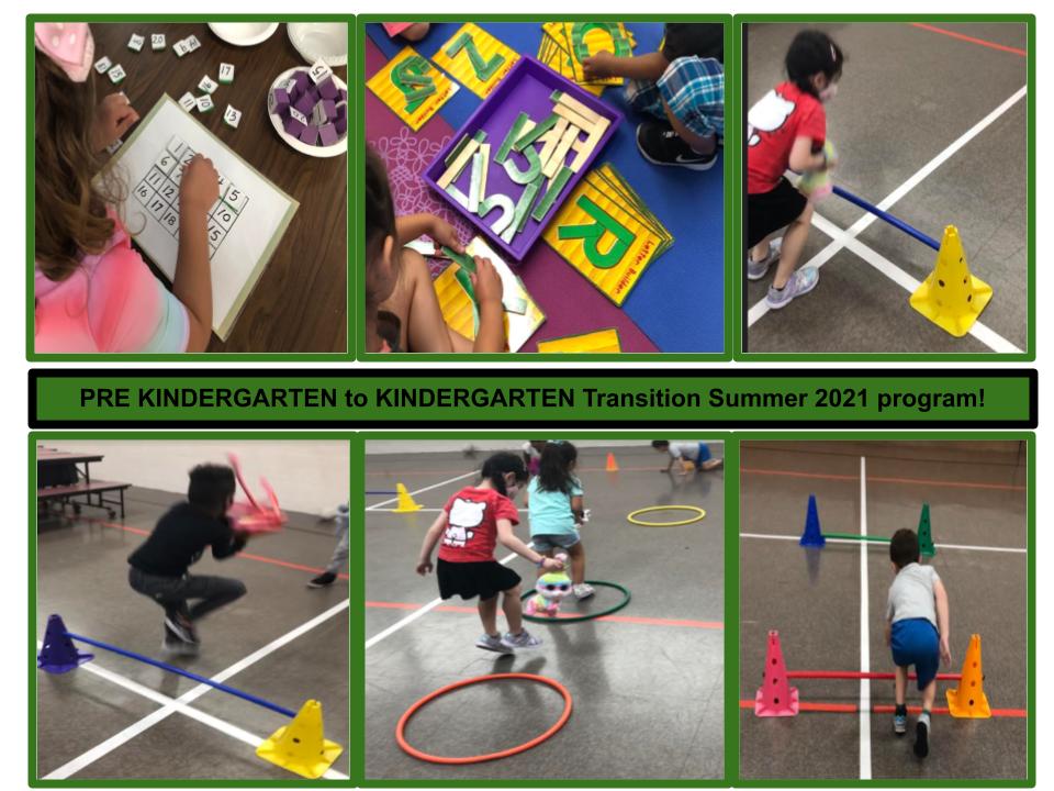 DAWE Summer program - Pre Kindergarten to Kindergarten program students kept busy with various sports activities.