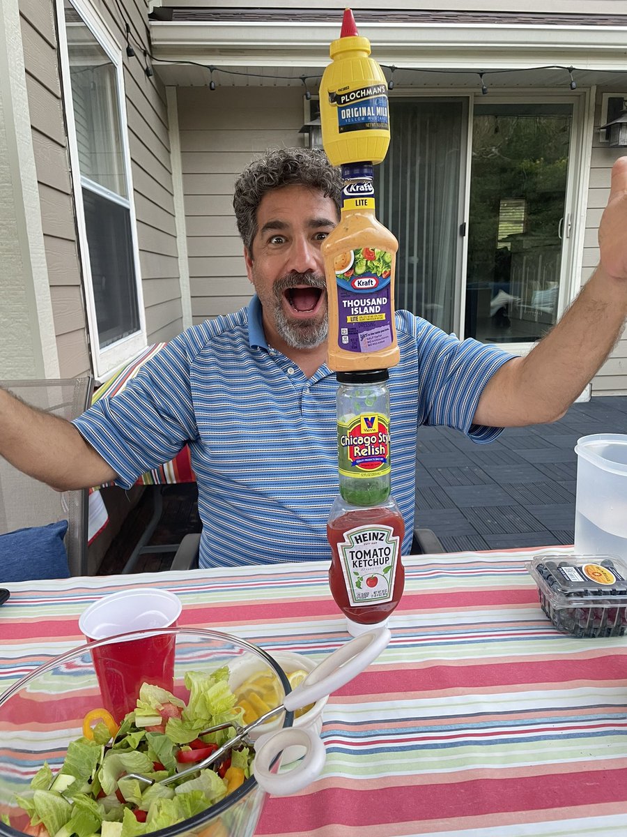 Sharonshaps's tweet image. How can I not love a summer backyard dinner with my hubby?!?!#WorldRecord #2024SummerOlympics