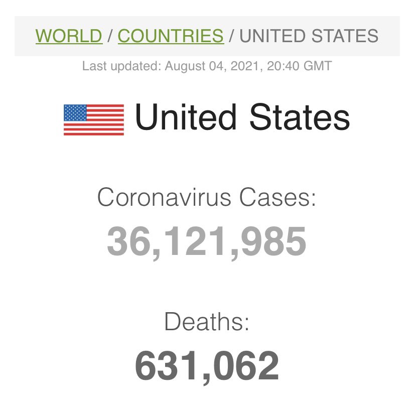 QueenVLion1's tweet photo. 📢📣🚨🗣AN EST. 631,000🇺🇸💀 INCLUDING #SkylarHerbert #KimoraLynum #HonestieHodges #DykotaMorgan #MychaelaFrancis #YolandaCoar #IrisMeda #SusanMoore ~36.1 MILLION+🇺🇸 w/ #COVID19 🦠 #COVID19isReal #DeltaVariant #DeltaPlus #LongCovid #Macroglossia 👅😷🧼🙌💉 https://t.co/RCBsI6AYCO