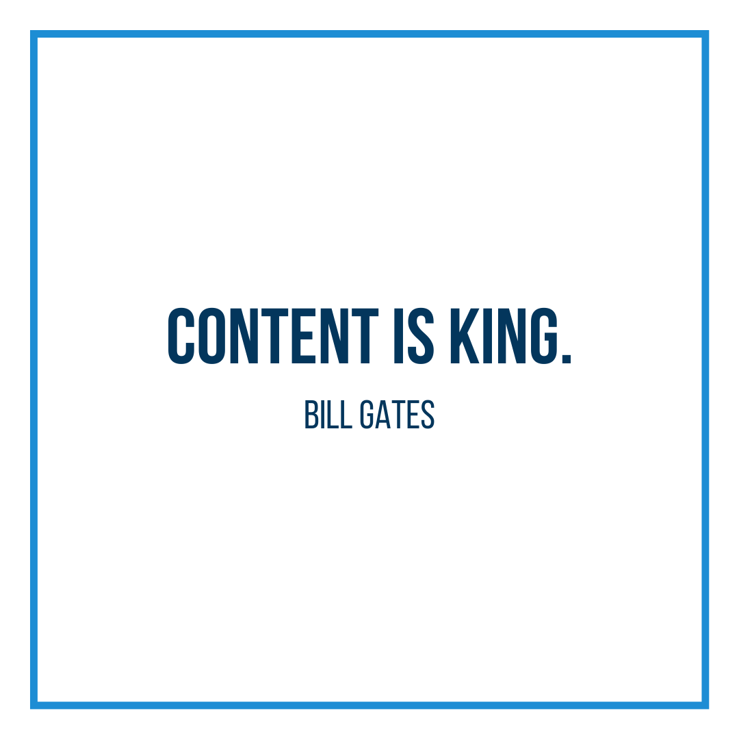 maralyticspro's tweet photo. "Content is King" - Bill Gates
#Maralytics #preparingbusiness #marketinganalytics #marketinganalyticssoftware #digitalmarketing #digitalmarketingtips #hospitalitymarketing #retailmarketing #marketing https://t.co/P8uLPUKKKq
