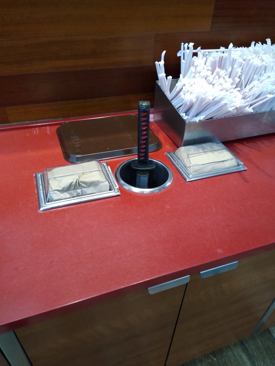 efm_pr's tweet image. If you left your sword at the Fulton St Wendy&apos;s, it&apos;s still here.