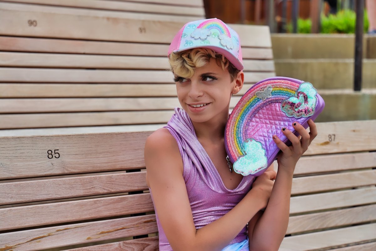 desmond_amazing's tweet photo. Checking out NYC's new @littleislandnyc park in all my unicorn fabulousness &amp; showing off some new super cute coordinating accessories I got from @OMG_Accessories that I can't wait to use for school in the fall 🌈💖 My unicorn jumpsuit is from @CoquetryTweets 

#desmondisamazing https://t.co/OGekdkTD0F