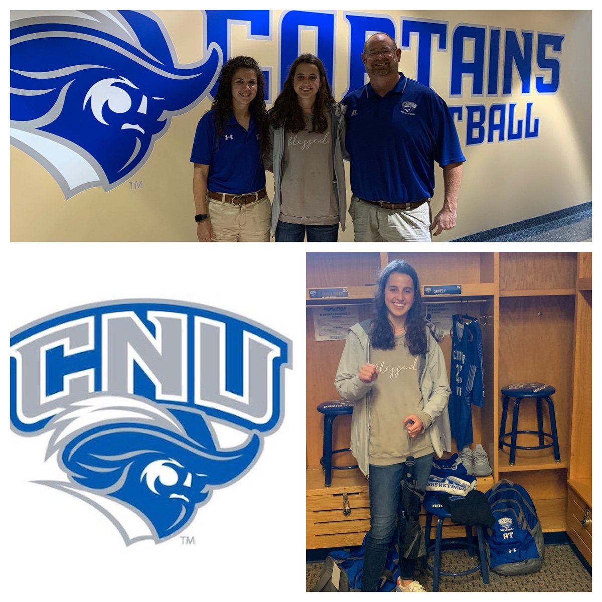 uncprof1's tweet photo. 🚨 Offered!🚨
👏🏽👏🏽 @MckennaSnively
on ur offer to play 🏀
@cnuwbb 🔥
**
Thx @CoachBroderick  @alexx_tomlinson for the day on campus and tour of awesome facilities! 
💪🏽 academics plus 
winning 🏀 = gr8 combo!Looking fwd to seeing #CaptainsChaos 
**
#GoCaptains
#ncattack
@nrcawbb https://t.co/6pxTYOFs99