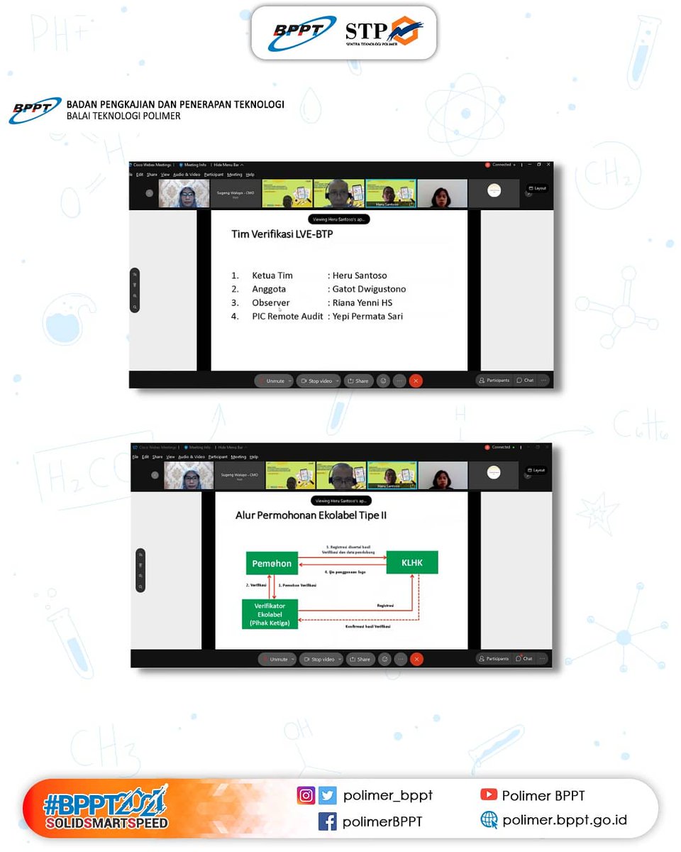 polimer_bppt's tweet image. Kegiatan remote audit ini dilakukan secara daring, dengan pembukaan dari Ketua Tim LVE Balai Teknologi Polimer Bapak Heru Santoso, dan Bapak Nelson perwakilan dari Tim PT Chandra Asri Petrochemical, Tbk.

#balaiteknologipolimer
#btpbettersmarterfaster
#bpptri
#bpptsolidsmartspeed