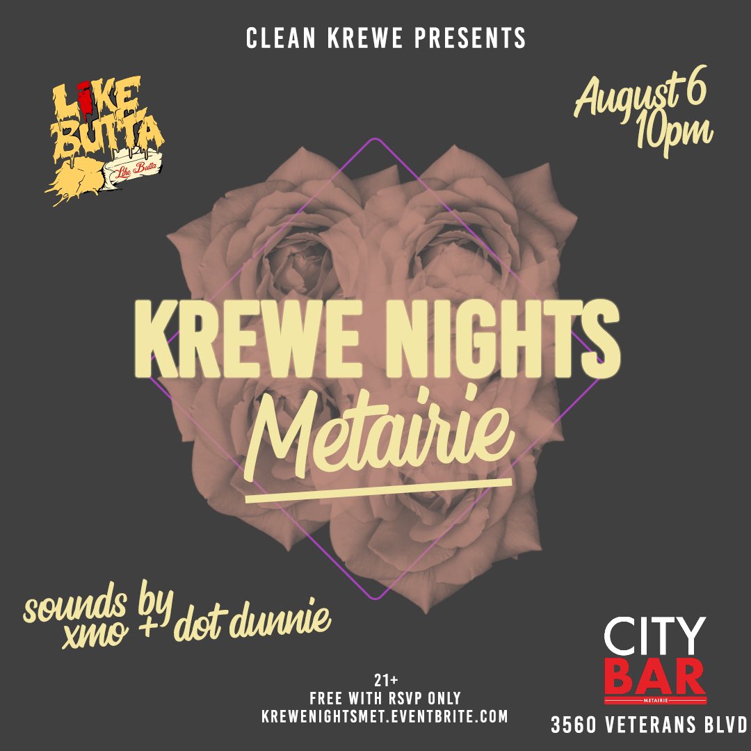 CleanKrewe14's tweet photo. In two nights… come party 😈

185+ Guests Confirmed. This is going to be one for the books. 

#KreweNights

https://t.co/XOArrtw8Kj https://t.co/UOGTSG5qyR