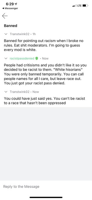 You can&rsquo;t be racist to white people. Period. Racism implies systemic oppression which white people have