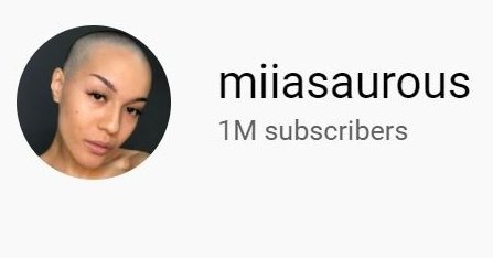 StreamWorksGG's tweet image. Congrats to miiasaurous on hitting 1 MILLION subs on YouTube! 🙌🥳