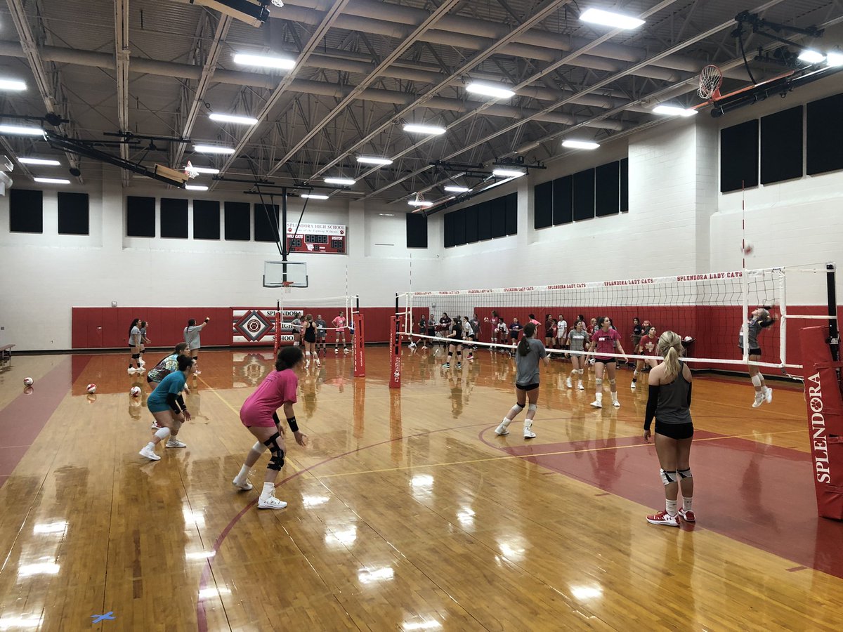SplendoraVB's tweet photo. Ladycat volleyball has been getting after it for the last 3 days! These girls are working hard and we are #ALLIN https://t.co/jCa81SHykF