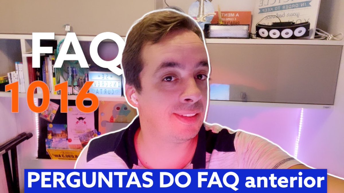 FAQ 1016 - Perguntas do FAQ Anterior youtu.be/LfIFIj2_N4M via <a href="/YouTube/">YouTube</a>