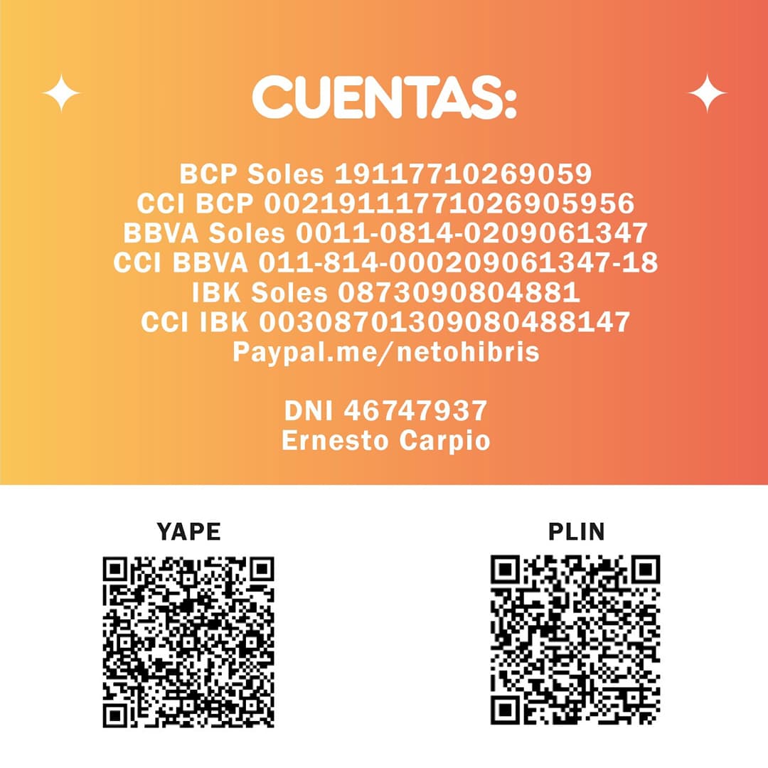 NetoHibris's tweet photo. Estoy muy emocionado de contarles que he sido aceptado en una maestría en Alemania, pero necesito juntar 10 mil Euros para que me den la visa de estudiante y aún falta mucho. Si pueden apoyarme participando en la rifa, se los agradecería infinitamente. El sorteo será el 15 de set https://t.co/eLlY1cB6Hb