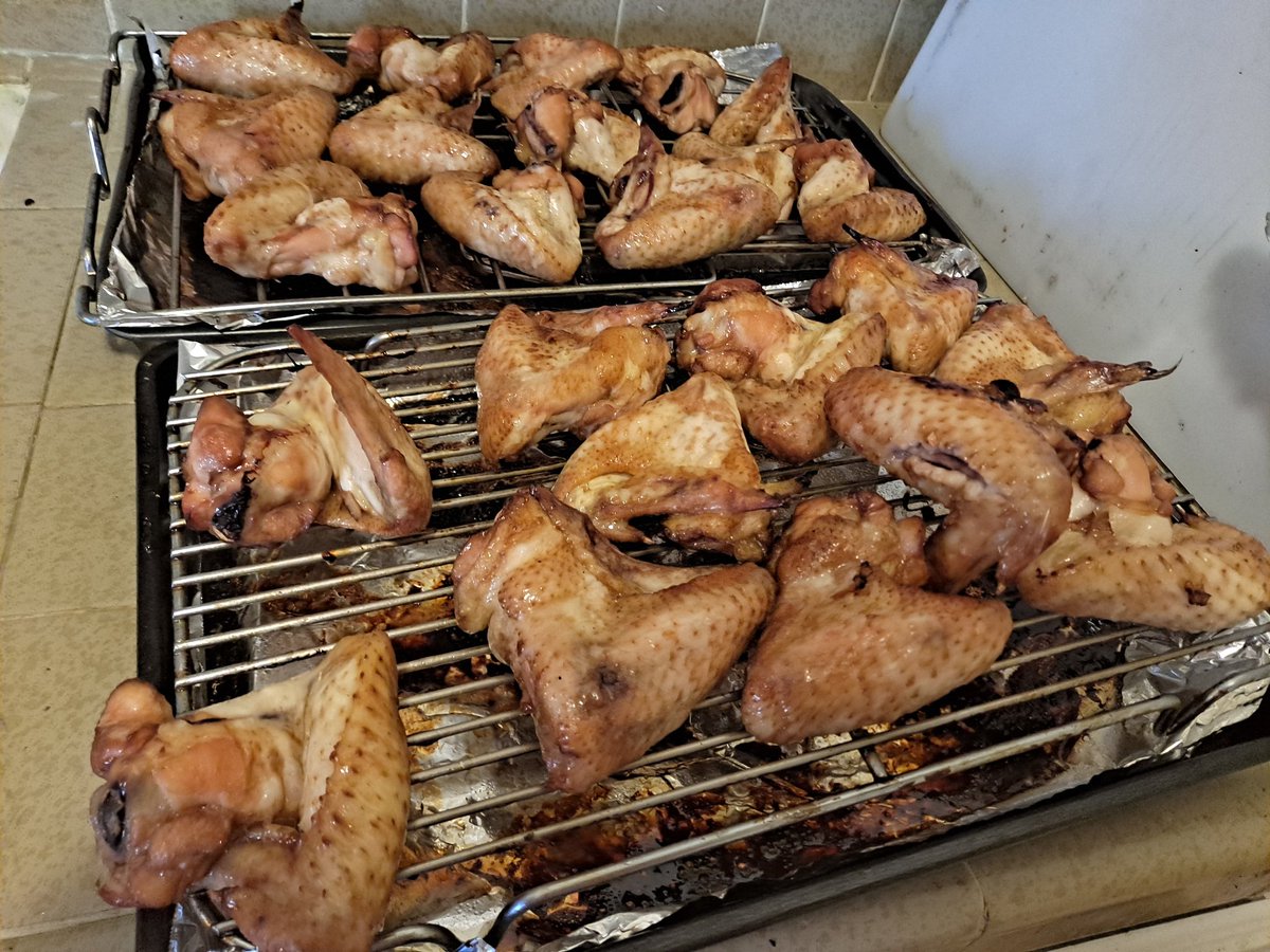 Alright here we are!! Pre-, mid-, and post-baking, time for a vacation with the Hawai'i Fridays Pineapple Teriyaki Wings!! Sooooo good this is one for the recipe books.