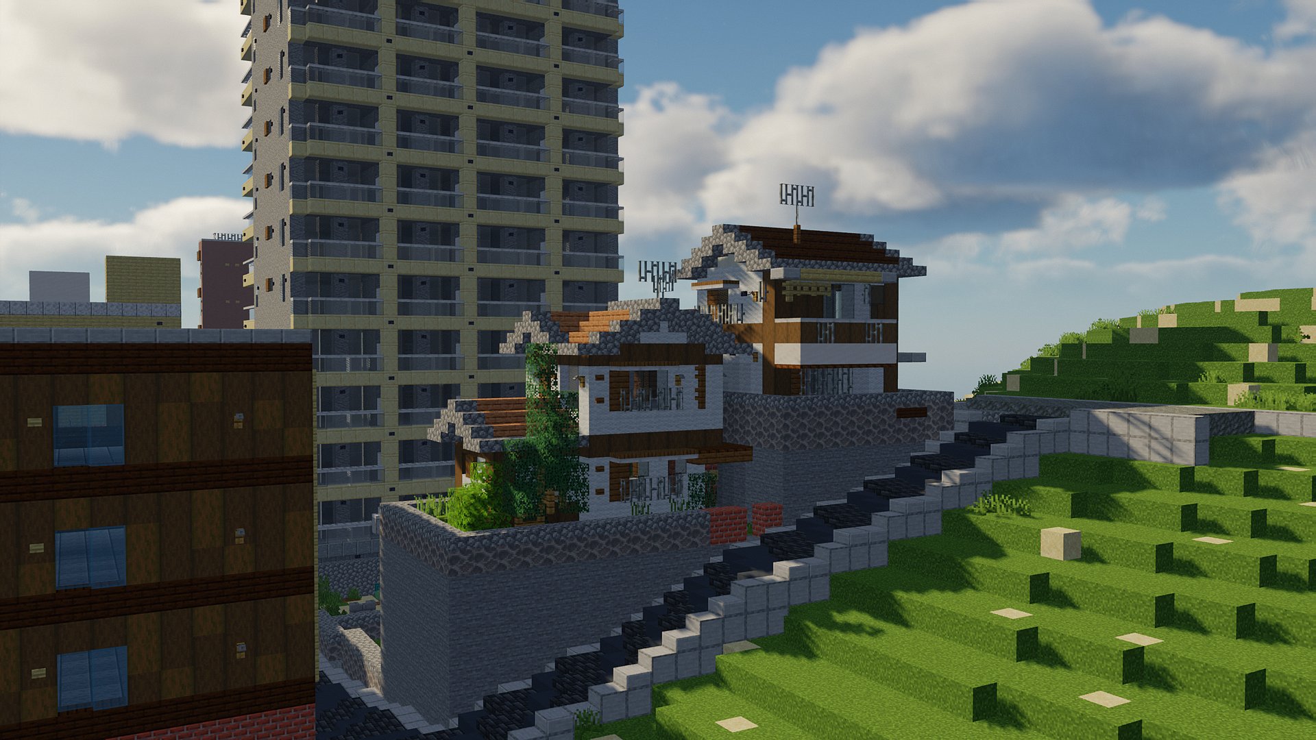 Nano 坂道 Minecraft Minecraft建築コミュ 鞍樫島 T Co Z9jn25ept9 Twitter