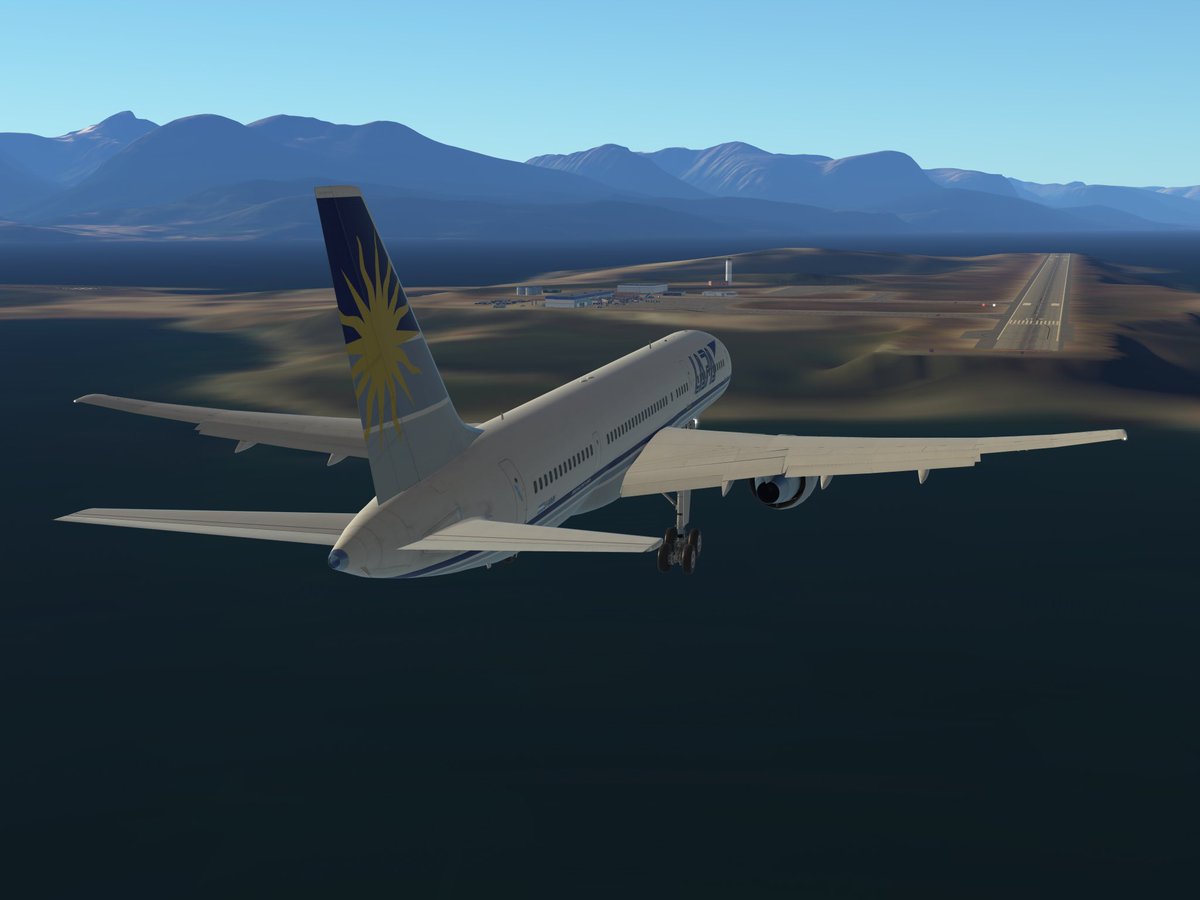 infinitefsur's tweet photo. LAPA🇦🇷🇦🇷🇦🇷
📍SAWH - USHUAIA 🇦🇷
@infiniteflight
@LiveFlightApp
#Ushuaia #lapa #sawh #infiniteflight #boeing757 https://t.co/4QLzIAQeZD