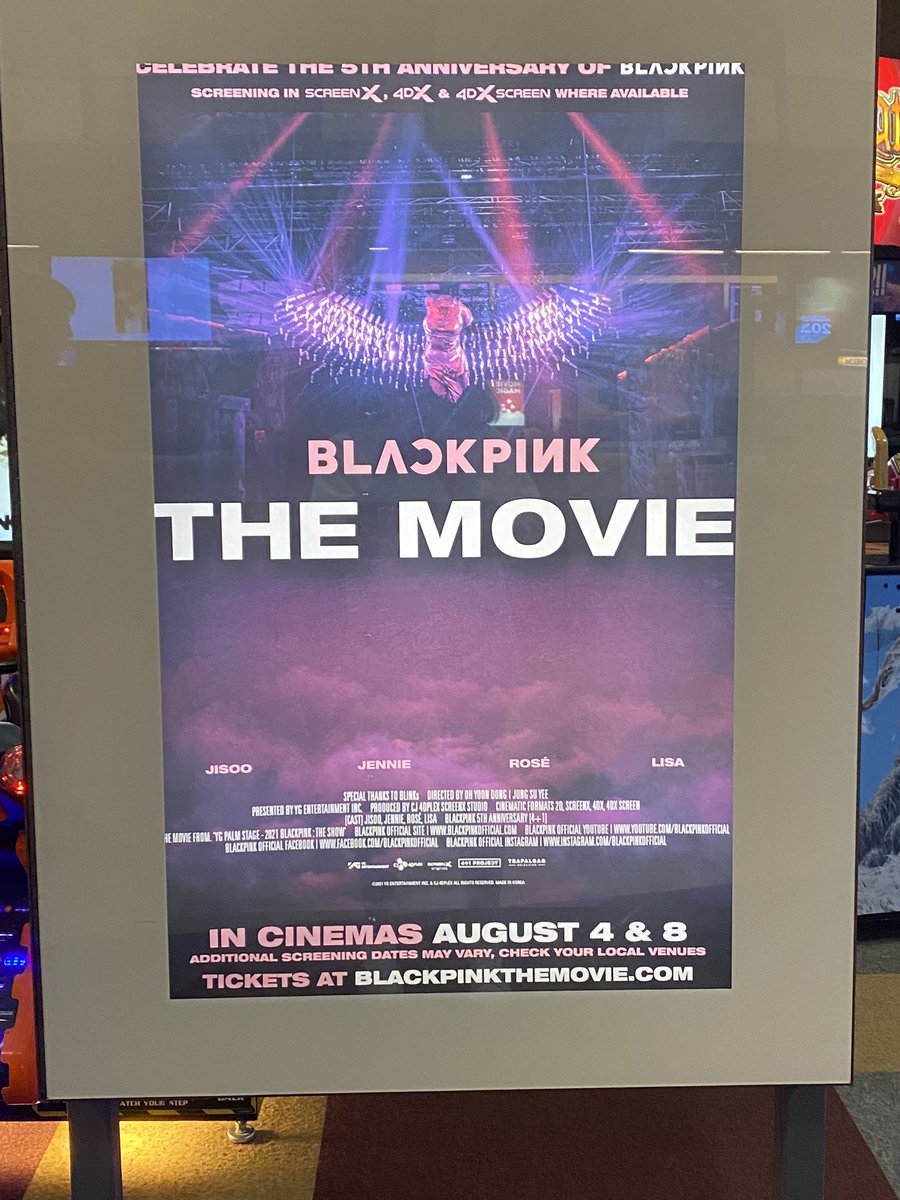 I had a blast watching the BlackPink movie. #BLACKPINKTHEMOVIE #LISA  #JENNIE #JISOO #Rose