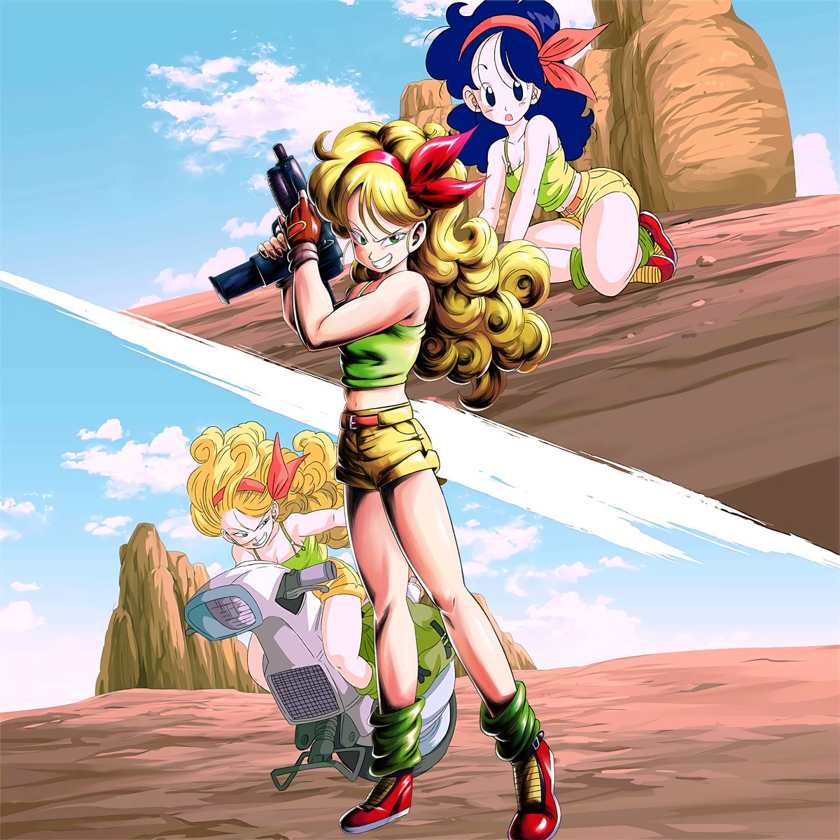 SplittingBeauty's tweet image. 🎀 𝕋𝕙𝕖 ℂ𝕒𝕝𝕞 𝕒𝕟𝕕 𝕍𝕚𝕠𝕝𝕖𝕟𝕥 𝔻𝕦𝕠, 𝔸𝕝𝕝 𝕚𝕟 𝕆𝕟𝕖 𝔸𝕣𝕣𝕚𝕧𝕖! 💰

A (N)SFW portrayal of Launch from Dragon Ball! 

      #DBRP #DBZRP #DBSRP #DBGTRP #MVRP